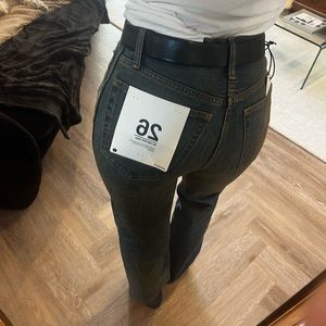 Re/Done High Rise Loose Active Indigo